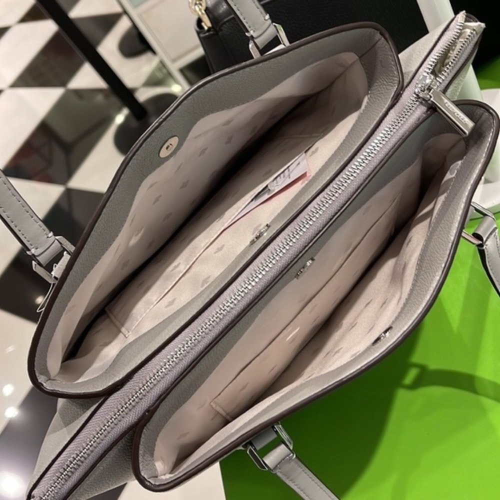 Kate Spade Monet Large Compartment Tote Nimbus Grey - Picture 14 of 16